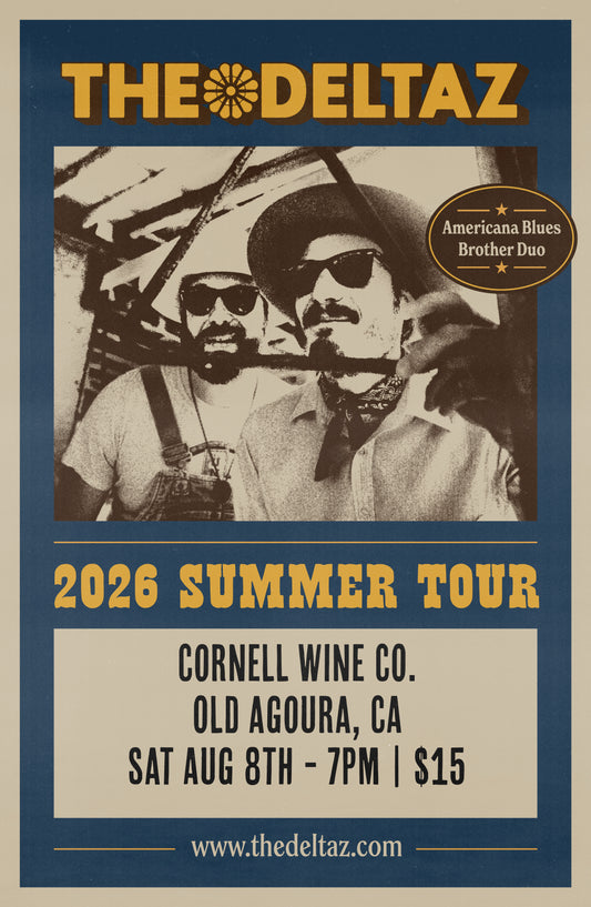 Ticket to Cornell Wine CO. on 8/8 in Old Agoura, CA